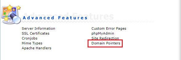 Hướng dẫn sử dụng Domain Pointers trên DirectAdmin – Knowledge Base