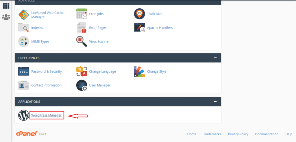 [cPanel] Hướng dẫn sử dụng WordPress Manager – Knowledge Base
