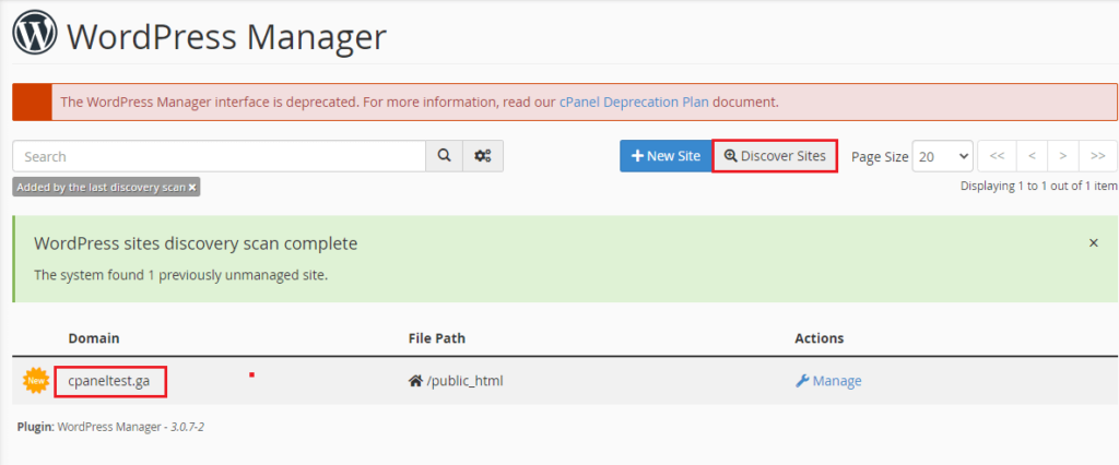 [cPanel] Hướng dẫn sử dụng WordPress Manager – Knowledge Base