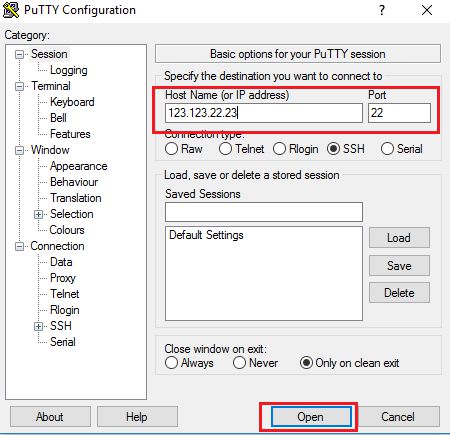 Hướng dẫn cài đặt PuTTY trên Windows – Knowledge Base